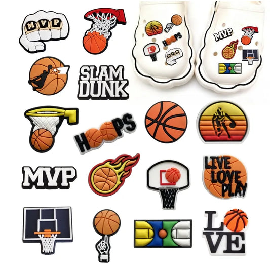 16pcs NBA Shoe Charms For Croc