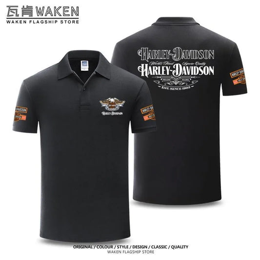 New Harleys Davidsons POLO shirt short-sleeved T-shirt